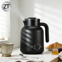 Bouilloire Électrique Portable en Acier Inoxydable 304, Température Constante Intelligente, Écran Numérique, Anti-Brûlure, Maison et Bureau