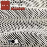 Tissu en maille extensible et ajouré 88% nylon + 12% élasthanne pour sous-vêtements et caleçons sexy, tissu en maille polyester nylon élasthanne