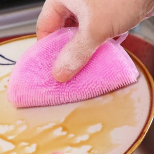 Paño de Silicona para Lavar Platos, Resistente al Aceite, Cepillo de Limpieza para Cocina, Utensilio Doméstico para Lavar Platos - Product Image 1