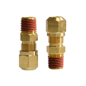 Raccords de tubes de frein à air comprimé en <span class=keywords><strong>laiton</strong></span> DOT pour systèmes pneumatiques de semi-remorque, de camion et de bus - Product Image 1