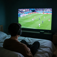 Casque TV sans fil DH1800A HDMI ARC 2,4 GHz pour tous les téléviseurs, dialogue clair sur 30 m, autonomie de 30 h, amplification du volume pour seniors, sortie AUX