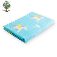 Vente en gros d'usine, couvertures en mousseline respirantes pour nouveau-nés, bébés, en coton de bambou, couverture pour bébé, couverture d'emmaillotage pour bébé