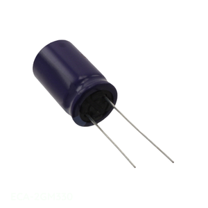 ตัวเก็บประจุแบบ Through Hole CAP ALUM 33UF 20% 400V RADIAL TH 33 uF ECA-2GM330 ของผู้ผลิต - Product Image 1