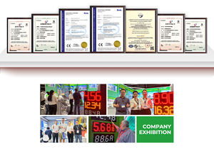 Letrero de Precio de Combustible para Gasolinera/Estación de Servicio - Product Image 4