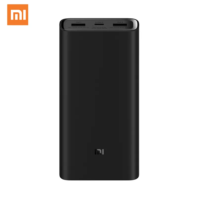 Original Xiaomi 20000mAh Mi Power Bank 3 Pro USB Type C 45W Fast Charging Portable Mi Powerbank 20000 External Battery Poverbank