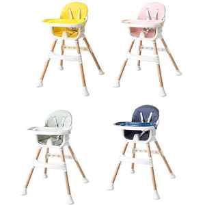 Sedia da pranzo alta per neonati portatile 4 in 1 sedia da alimentazione per bambini seggiolone regolabile - Product Image 6