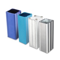 Boîtier en aluminium avec dissipateur thermique, châssis extrudé, boîtier métallique argenté pour amplificateur de pilote LED