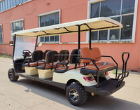 Voiturette de golf électrique rose 72V, 4 places, homologuée route, design personnalisé, exclusive, mini, ODM