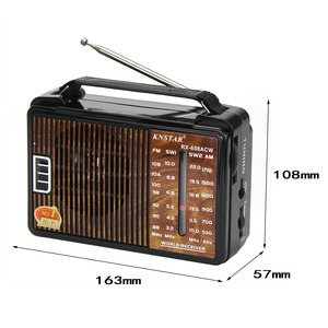 วิทยุ <span class=keywords><strong>KNSTAR</strong></span> รุ่นคลาสสิค สีไม้  แบบพกพา 4 ย่านความถี่ AM/FM/SW1-2 ใช้ไฟ AC/DC สไตล์วินเทจ พร้อมลำโพงในตัว - Product Image 2