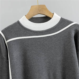 Set Rajutan <span class=keywords><strong>2</strong></span> Potong Musim Gugur 2026, Atasan Sweater Lengan Panjang Kasual dengan Patchwork Modis dan Celana untuk Wanita, Cocok untuk Musim Semi - Product Image 5