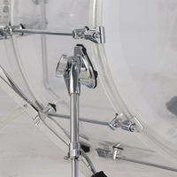 Batterie de percussions en acrylique de bonne qualité chinoise à bas prix, batteries de percussions, coques de batterie en acrylique transparent personnalisées, instruments de musique