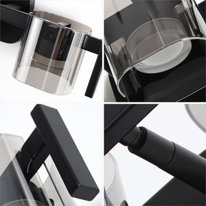 โคมไฟติดผนังทรงกลมคู่สไตล์วินเทจ ไฟ LED หลอดคู่ แก้วใสฝ้า สำหรับห้องนั่งเล่น ห้องน้ำ ห้องนอน ไฟตกแต่งผนัง - Product Image 4