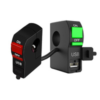 Accesorios Accessoires Moto Interrupteur On Off Avec Chargeur Usb Chargeur Téléphone Pour Moto