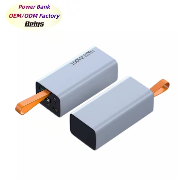 New 100W High Energy Output 65W Power Bank 50000mah Super Fast Charge Large Capacity Power Banks for Mobile Phone and Laptop