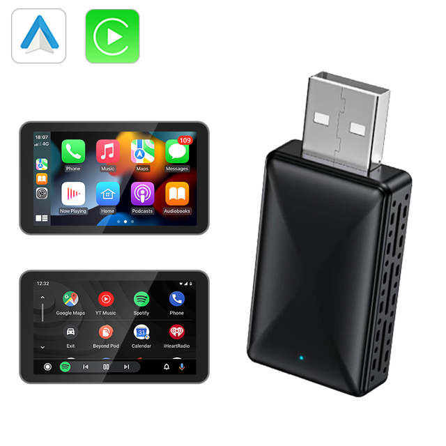 Wireless Carplay Dongle Smart USB Wireless Carplay Dongle USB CarPlay AI BOX for Factory Wired Car Play Wireless