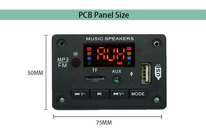 Módulo receptor de Radio Fm placa amplificadora <span class=keywords><strong>Bluetooth</strong></span> 2X25W estéreo MP3 decodificador de Audio accesorios de altavoz - Product Image 3