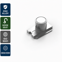 Tête de serrure mobile moderne en alliage de zinc pour mécanisme de verrouillage de fenêtre et de porte en aluminium, pièce de rechange de quincaillerie, type unité