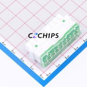 DLL-5557-18Y-FS Housing (Wire-to-Board / Wire-to-Wire) P=4.2mm Connector 2x9P 4.2mm 4.2mm 2 - Product Image 1