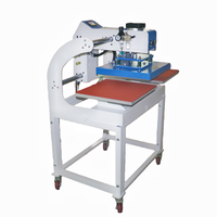Presse à transfert thermique pneumatique à double station coulissante vers le haut 50*60cm 60*60cm pour l'impression de t-shirts et de vêtements