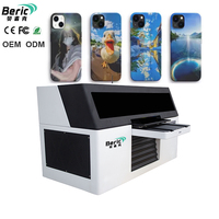 Impresora Plana UV de Inyección de Tinta Beric A3 XP600, Impresora de Tarjetas Automática de Doble Cabezal de Alta Velocidad, Wi-Fi, para Metal, Acrílico, Carcasas de Teléfono, Nueva