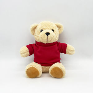 Logo personalizzato orsacchiotto con logo giocattoli di peluche sublimati peluche con peluche peluche peluche animali morbidi giocattoli regalo per bambini - Product Image 4