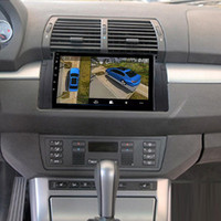 Autoradio multimédia android, 2 din, Carplay, GPS, lecteur DVD, pour voiture BMW série 5, E39, X5, E53