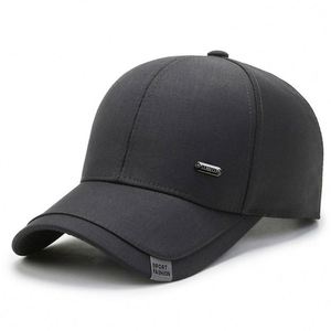 Gorra de Béisbol de Algodón Puro con Visera Simple, Personalizada para Hombre y Mujer, para las Seis Estaciones, con Logotipo Metálico, Venta al Por Mayor - Product Image 4