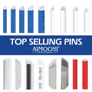 Aiguille de tatouage à sourcils pour Microblading, lames d'aiguilles pour maquillage permanent, en acier inoxydable, 1 pièce, de haute qualité - Product Image 5