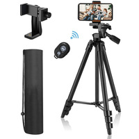 Trépied portable multifonctionnel professionnel en alliage d'aluminium extensible pour téléphone portable, caméra, projecteur 3120A, étanche, antichoc