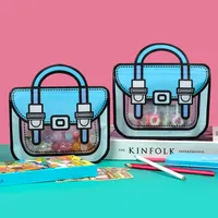 Sacs d'emballage cadeaux en plastique refermables colorés en forme de sac d'école, de voiture ou d'animal, sacs à fermeture éclair pour enfants, fournitures de rangement pour cadeaux d'anniversaire