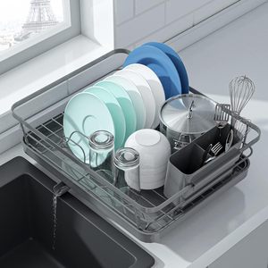 Escurridor de Platos Metálico Moderno de Alta Calidad, Tipo Vertical, <span class=keywords><strong>para</strong></span> Encimera de Cocina, Organizador de Utensilios, Escurridor de Vajilla, Cesta <span class=keywords><strong>para</strong></span> Secar Platos - Product Image 5