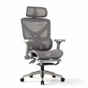 Sedia da Ufficio Regolabile in Altezza, Design Ergonomico, Lussuosa e Moderna con Schienale Alto in Rete e Seduta Traspirante Confortevole - Product Image 5