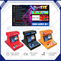 Console de jeu vidéo Street Fighter à deux joueurs Nouveau prix pas cher 10 pouces Double Arcade Connexion filaire 9800 Console de jeu TV