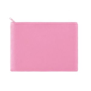 Hot Sale pink Blank Zipper <b>Make</b> <b>up</b> Bags With Your Custom Logo Eco Friendly Cotton Canvas Cosmetics Storage <b>Pouch</b> - Product Image 3