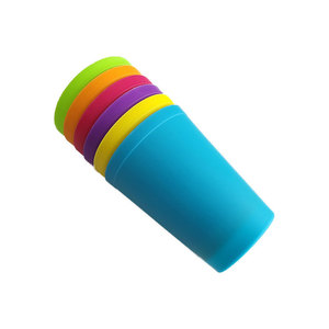 Tazas apilables de plástico para niños, juguete educativo colorido para niños pequeños de 4 a 6 años, accesorios de juego - Product Image 5