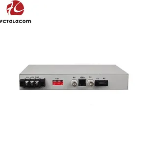 sc serat modem Suppliers-Dibingkai E1 Optik Konverter Ethernet RJ 45 Lebih SC FC SFP Serat Modem