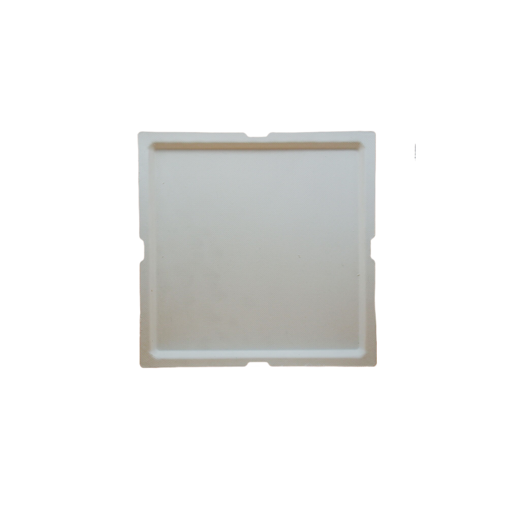 Customizable Logo Printing Square Cake Stand Eco-Friendly Green Natural Sugarcane Pulp Degradable Organic Paper Plates Bowls