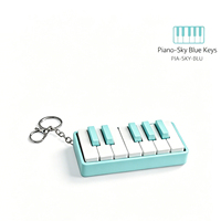 Pendentif clavier de piano imprimé en 3D, bouton de décompression, accessoires de suspension pour sac de piano, accessoires suspendus tendance, cadeaux d'anniversaire