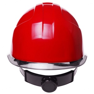 Casque de sécurité blanc de type V sans fentes avec visière transparente pour la protection - Product Image 3