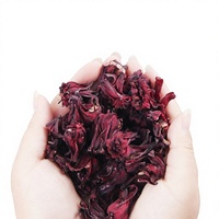 Bunga Hibiscus Roselle Kering Teh Bubuk Mentah Teh Kesehatan