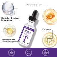 Sérum ciblé anti-taches à l'acide tranexamique, correcteur éclaircissant anti-mélanine pour le visage 30ml, OEM, étiquette privée personnalisée, soin de la peau