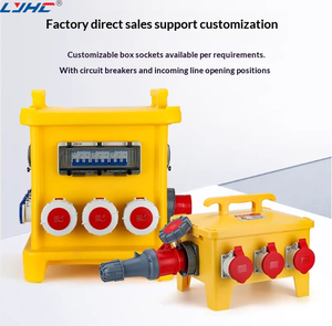 Boîte de prises industrielles combinées multi-marques personnalisable, étanche IP67, anti-poussière, antichoc, boîte de commutation portable - Product Image 3