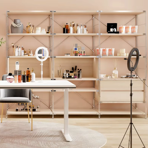 Nueva estantería de madera de diseño moderno, estantes de oficina, gabinete combinado, rueda Universal para el hogar, oficina, sala de estar, uso en Hospital - Product Image 6
