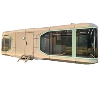 Maison mobile entièrement meublée en conteneur, taille personnalisée, maisons modulaires préfabriquées, maison capsule, maison en conteneur pour séjour dans un cadre pittoresque