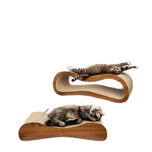 Umwelt freundliches, langlebiges, gewelltes 2 in 1 <span class=keywords><strong>Cat</strong></span> Scratcher <span class=keywords><strong>Cardboard</strong></span> Lounge <span class=keywords><strong>Bed</strong></span> - Product Image 2