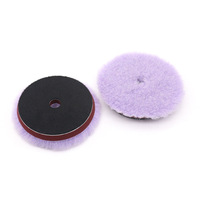 Tampons de polissage en laine auto-adhésifs de style japonais PMS, 5 pouces, 6 pouces, laine longue, outils de nettoyage pour le detailing automobile