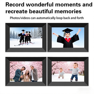 Thông minh 8-inch HD kỹ thuật số đám mây khung ảnh màn hình cảm ứng nhựa hộ gia đình điện tử Album Player wifi từ xa MP3/AVI MP4 - Product Image 2