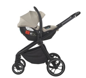 Venta al por mayor de fábrica: Nuevo sistema de viaje 3 en 1 para bebés, compatible con silla de coche, con ruedas grandes para niños, Merry Button - Product Image 3