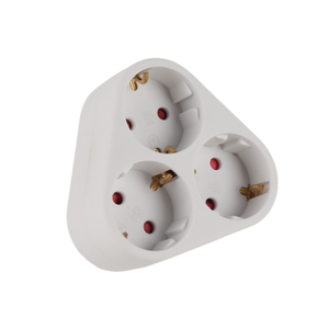 Power Adapter EU 16A Trắng ổ cắm 16A 250V 3-outlet cung cấp điện Mở rộng 3 cửa hàng 5M/25m/3m Cáp ổ cắm ổ cắm - Product Image 4