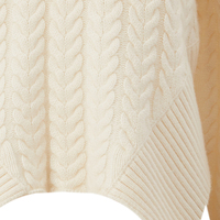 Personnalisation profonde, marque privée, pull en cachemire 100% pour femmes, col rond, manches longues, tricot uni, pull d'hiver